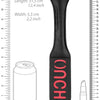 OUCH Black and White - Bonded Leather Paddle "Ouch"