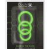 OUCH Glow in the Dark - 3 Pcs Cock Ring Set