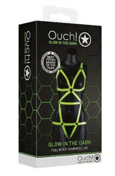 OUCH Glow in the Dark - Full Body Harness