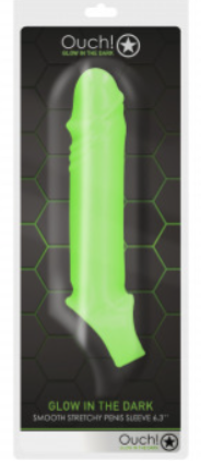 OUCH Glow in the Dark -Smooth Stretchy Penis Sleeve