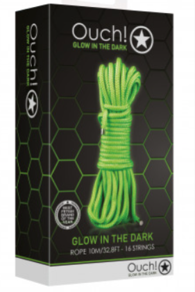 Ouch Glow in the Dark - Rope 10m 16 String