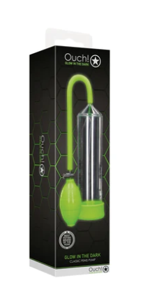OUCH Glow in the Dark - Classic Penis Pump