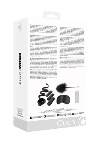 Ouch Black and White - Bed Bindings Restraint Kit