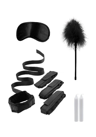 Ouch Black and White - Bed Bindings Restraint Kit