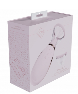 Pumped - Enhance - Automatic - Silicone - Rechargeable Vulva & Breast Pump - Pink