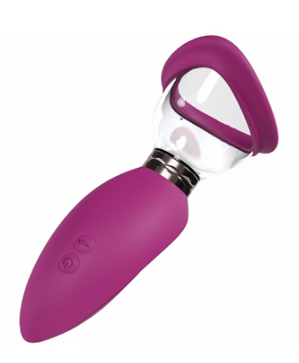 Pumped by Shots - Arousing - Automatic - Silicone - Rechargeable Vulva, Clitoral, Nipple & Breast - Pink