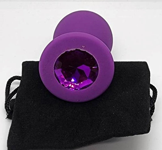 plug silicone purple medium