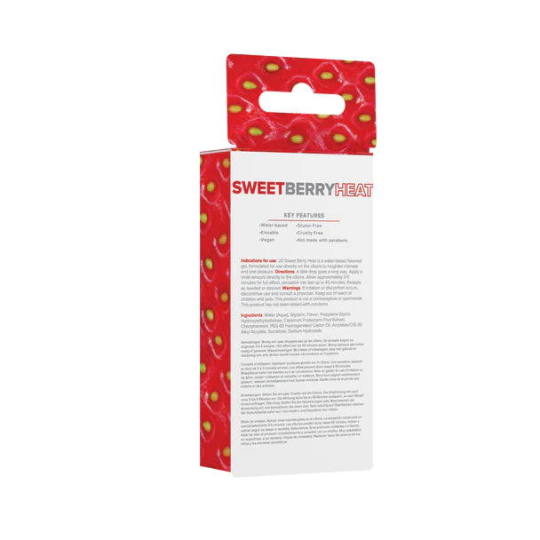 JO Sweet Berry Heat Flavoured Arousal Gel 10ml