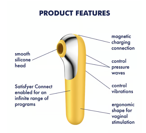 Satisfyer Dual Love Yellow incl. Bluetooth and App