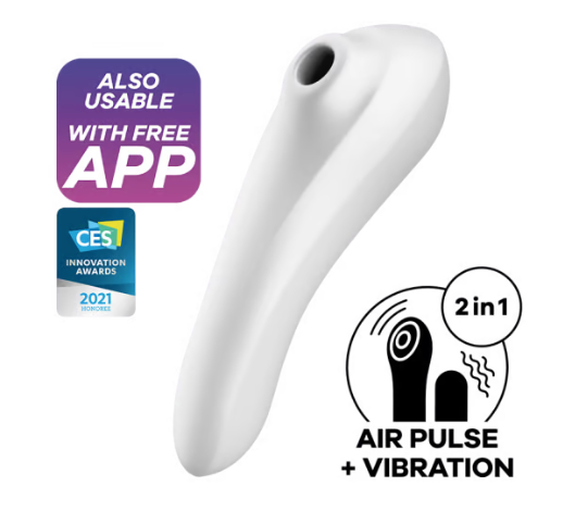 Satisfyer Dual Pleasure Air Pulse Vibrator - White
