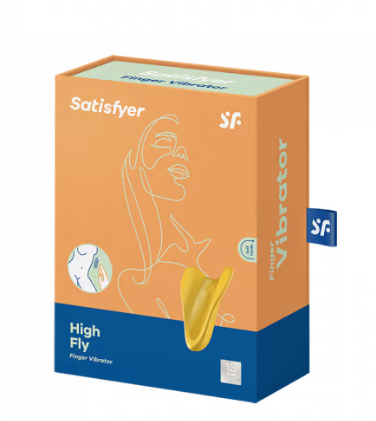 Satisfyer High Fly Finger Vibrator - Yellow