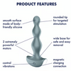 Satisfyer Lolli Plug 2 plug Vibrator - Grey