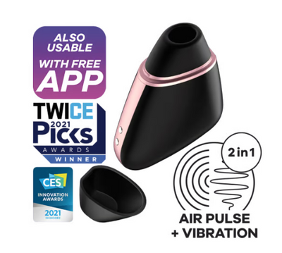 Satisfyer Love triangle incl. Bluetooth and App Black