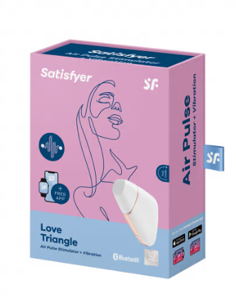 Satisfyer Love triangle incl. Bluetooth and App White