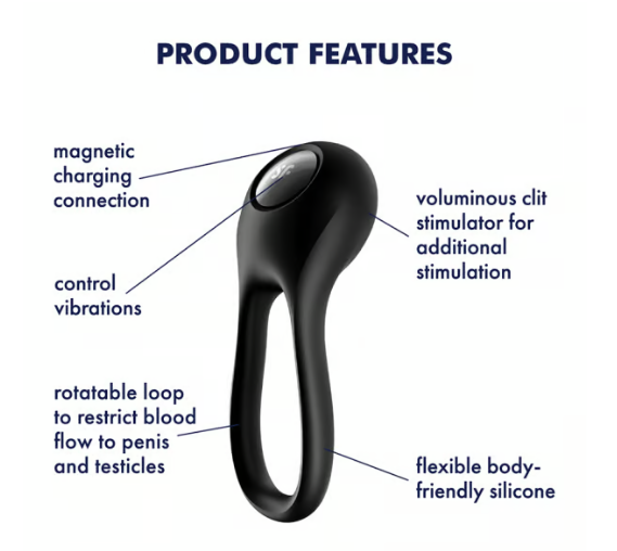 Satisfyer Majestic Duo Cockring