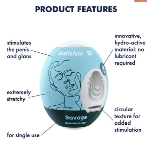 Satisfyer Masturbator Egg Savage
