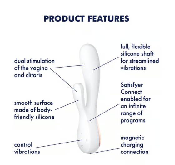 Satisfyer Mono Flex Vibrator - White
