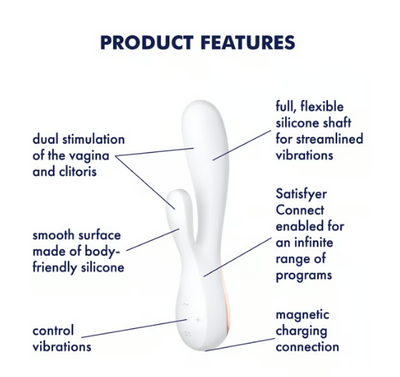 Satisfyer Mono Flex Vibrator - White