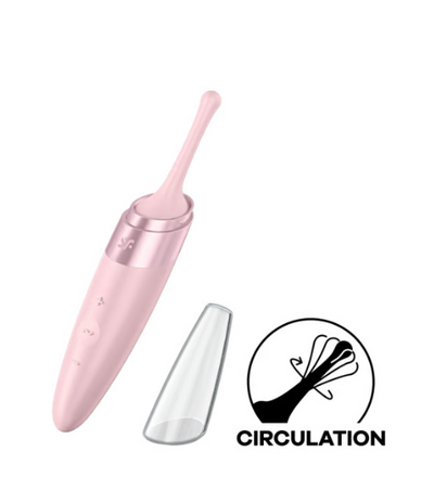 Satisfyer Twirling Delight Tip Vibrator - Pink