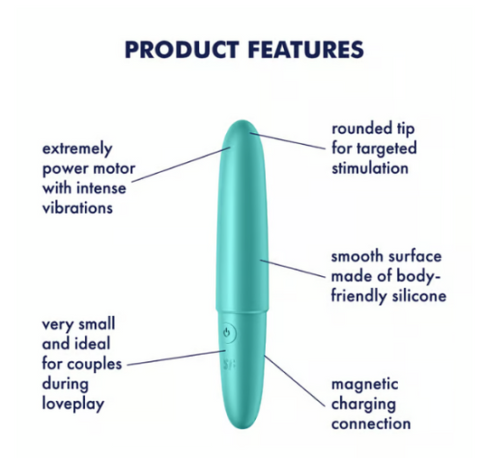 Satisfyer Ultra Power Bullet 6 Turquoise