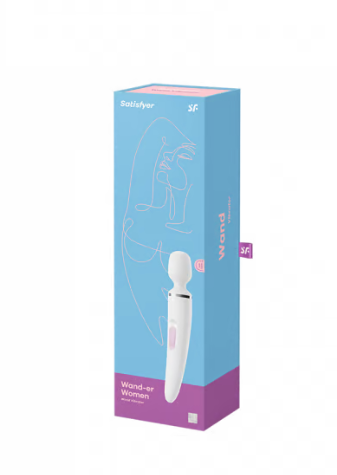 Satisfyer Wand-er Women Wand Vibrator - White
