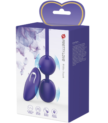 Pretty love "Willie" Remote control rechargeable kegel ball