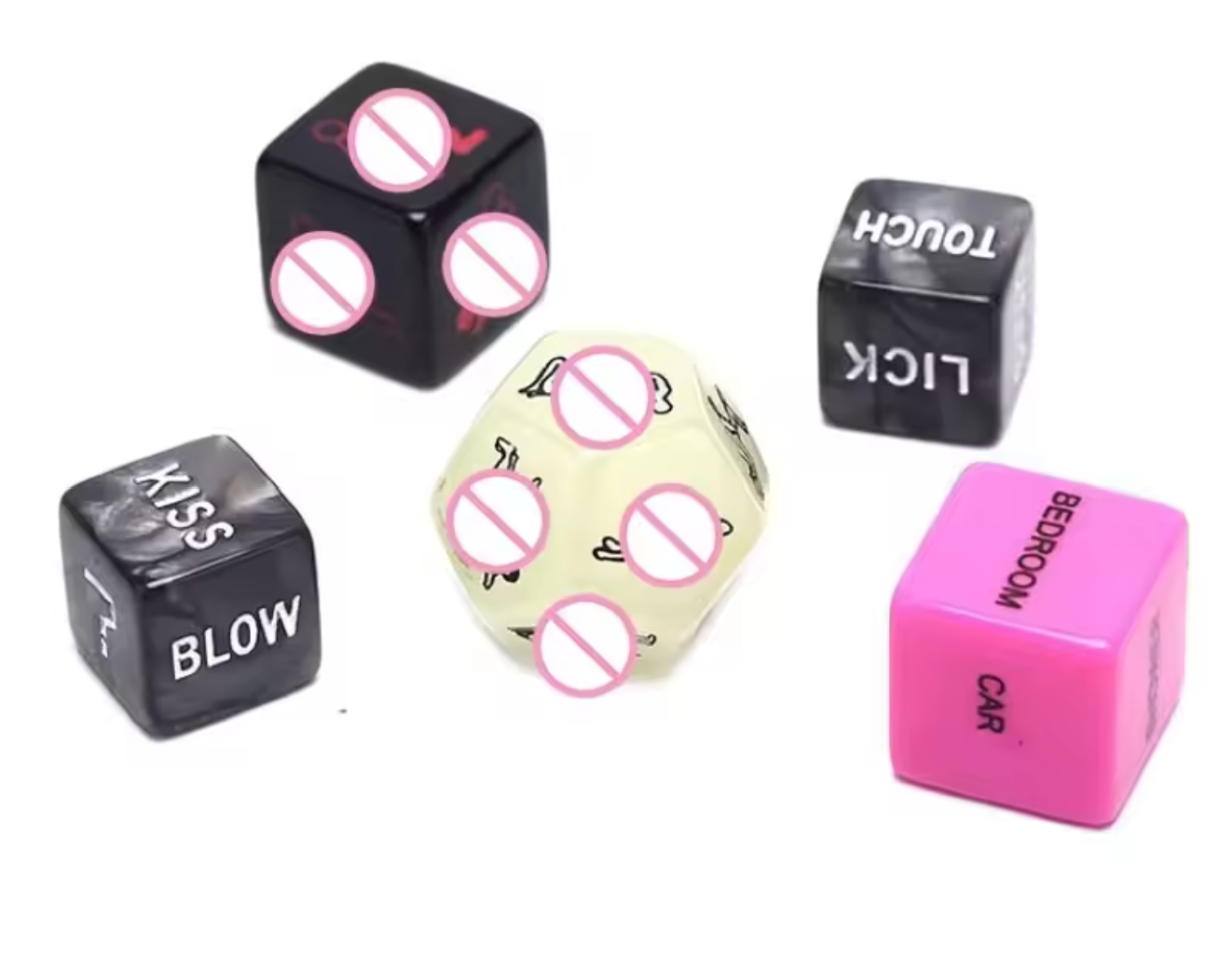 Dice 6 Piece Set - Couples Fun Game