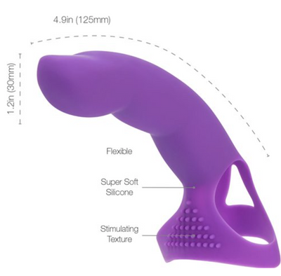 Power Bullet Extra Touch Finger Dong - Purple