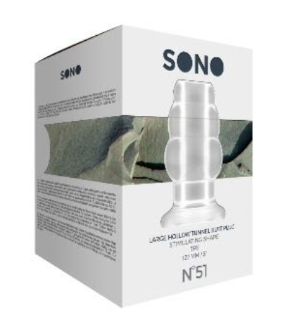 Sono No 51 Large Hollow Tunnel Butt Plug Stimulating Shape