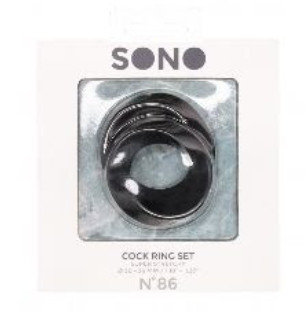 Sono No 86 Cock Ring Set Super Stretchy