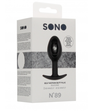 Sono No 89 Self Motion Butt Plug Silicone 83mm