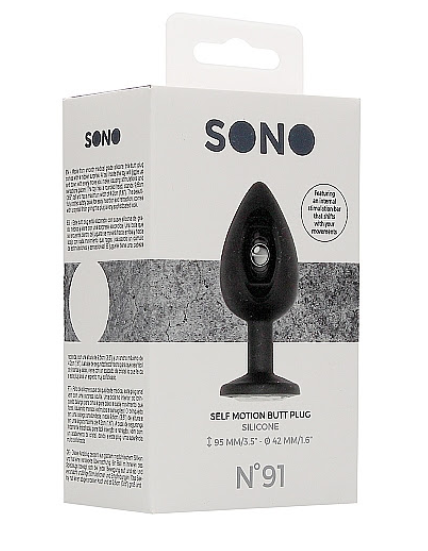 Sono No 91 Self Motion Butt Plug Silicone 95mm
