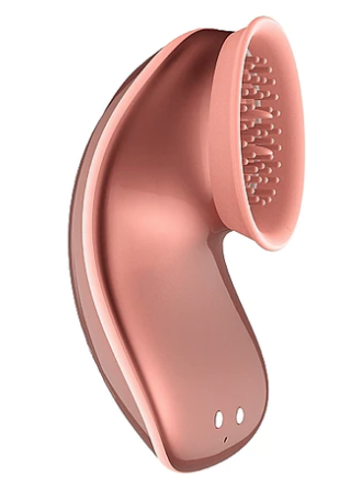 Twitch - Hands-free suction and vibration toy - Rose