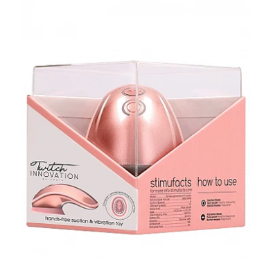 Twitch - Hands-free suction and vibration toy - Rose