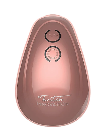 Twitch - Hands-free suction and vibration toy - Rose