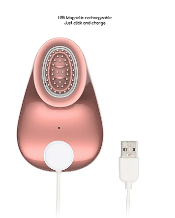 Twitch - Hands-free suction and vibration toy - Rose