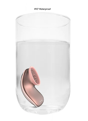 Twitch - Hands-free suction and vibration toy - Rose
