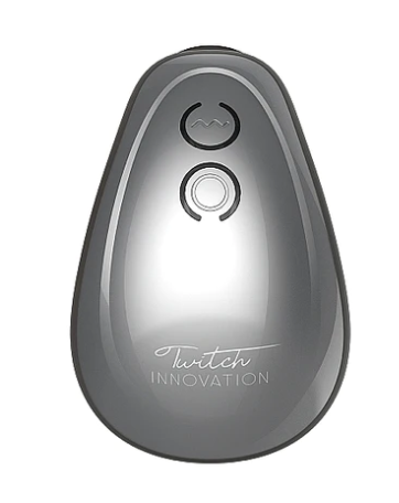 Shots Twitch - Hands-free suction and vibration toy - Silver