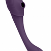 Vive Mirai-Double Ended Pulse Wave & Air Wave Bendable Vibrator Purple