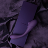 Vive Mirai-Double Ended Pulse Wave & Air Wave Bendable Vibrator Purple