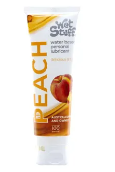 WET STUFF Peach Water Based Personal Lubricant 100g