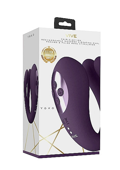 Vive Yoko-Triple Action Vibrator Purple