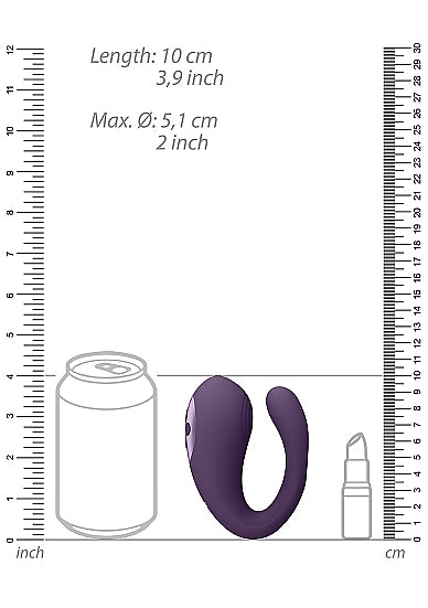Vive Yoko-Triple Action Vibrator Purple