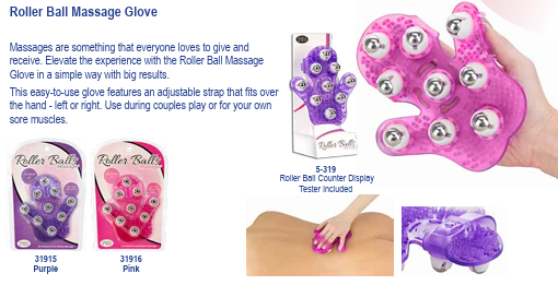Simple and True Roller Ball Massage Glove