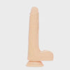 Naked Addiction 7.5″ Vibrating, Rotating & Thrusting Dong with Remote Control Vanilla